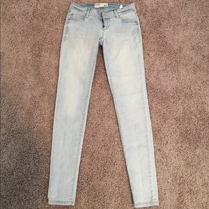 GARAGE light wash denim jeans